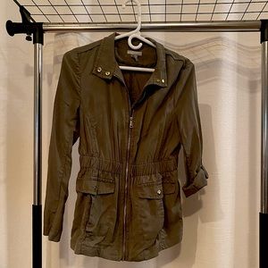 Hunter green combat jacket